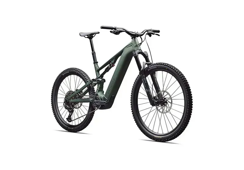 Specialized Turbo Levo 4 Alloy Full Suspension E-MTB in Satin Cypress Metallic/Dark Moss Green-1