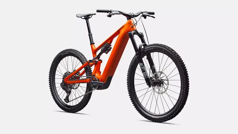 Specialized Turbo Levo 4 Comp Full Suspension E-MTB In Orange Over Silver/Dark Navy-1