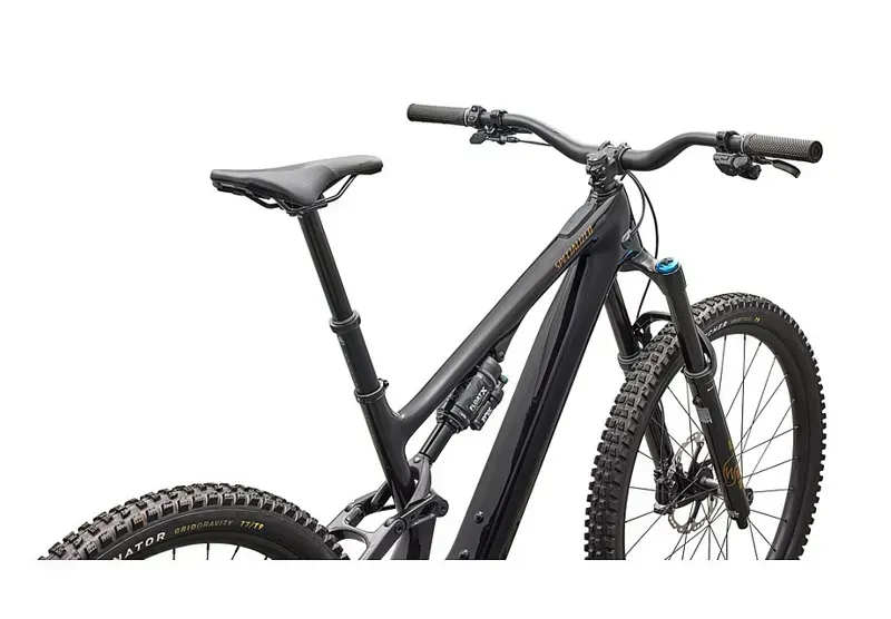 Specialized Turbo Levo SL Expert Di2 Lightweight E-MTB in Carbon/Burnt Gold + Range Extender -3