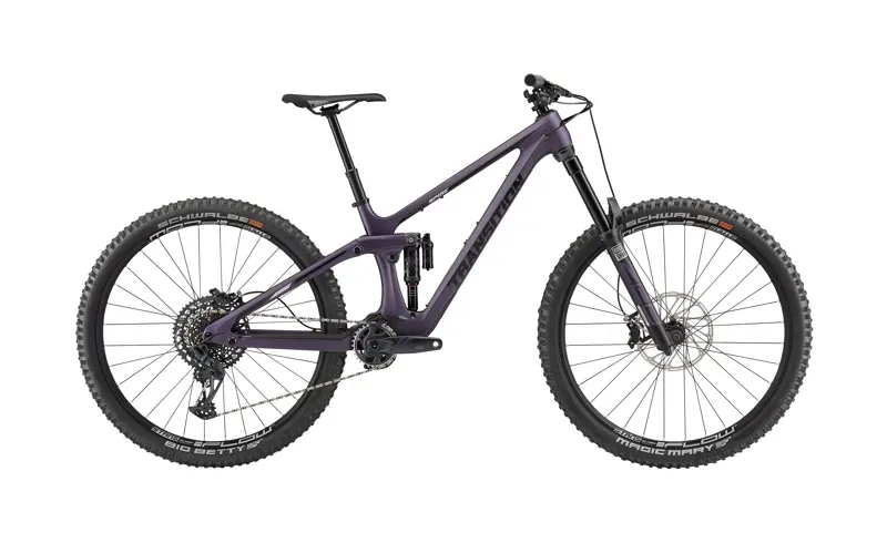 Transition Spire Carbon GX Mountain Bike w/TRP Brakes in Huckleberry