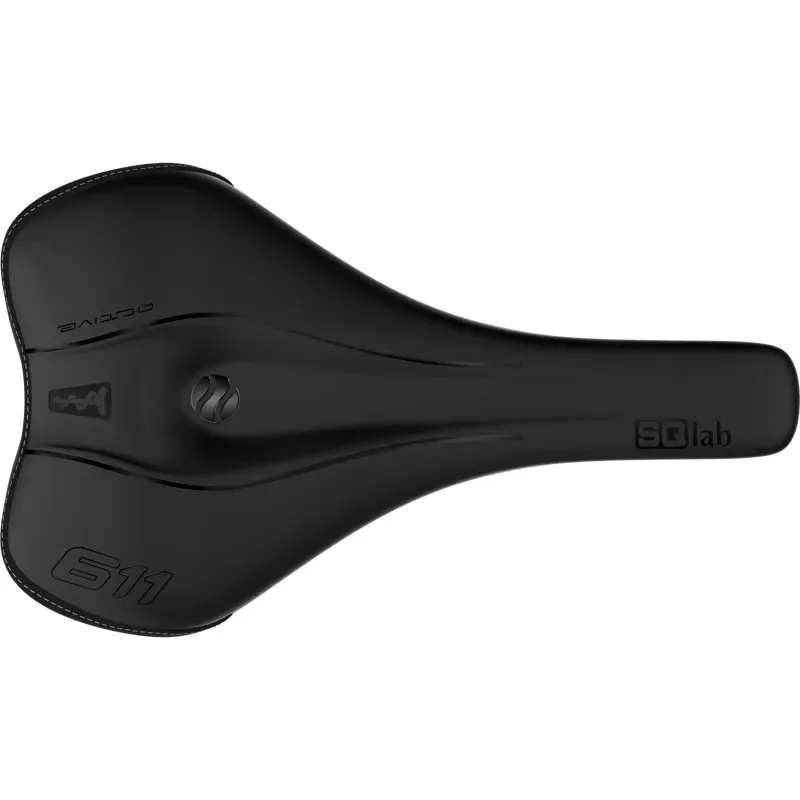 Sqlab 611 Ergowave Active 2.1 MTB Trail Saddle S-Tube in Black-1