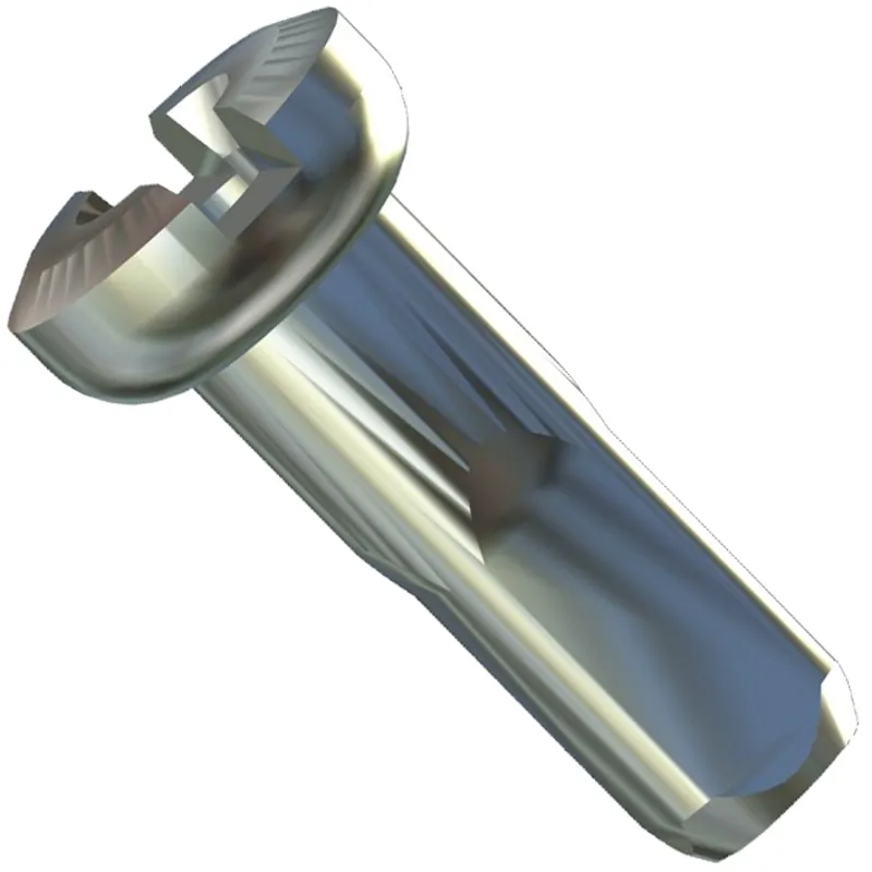 Sapim Polyax 12mm Brass Nipples in Silver-1