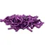 Sapim Double Square Aluminium Nipples in Purple