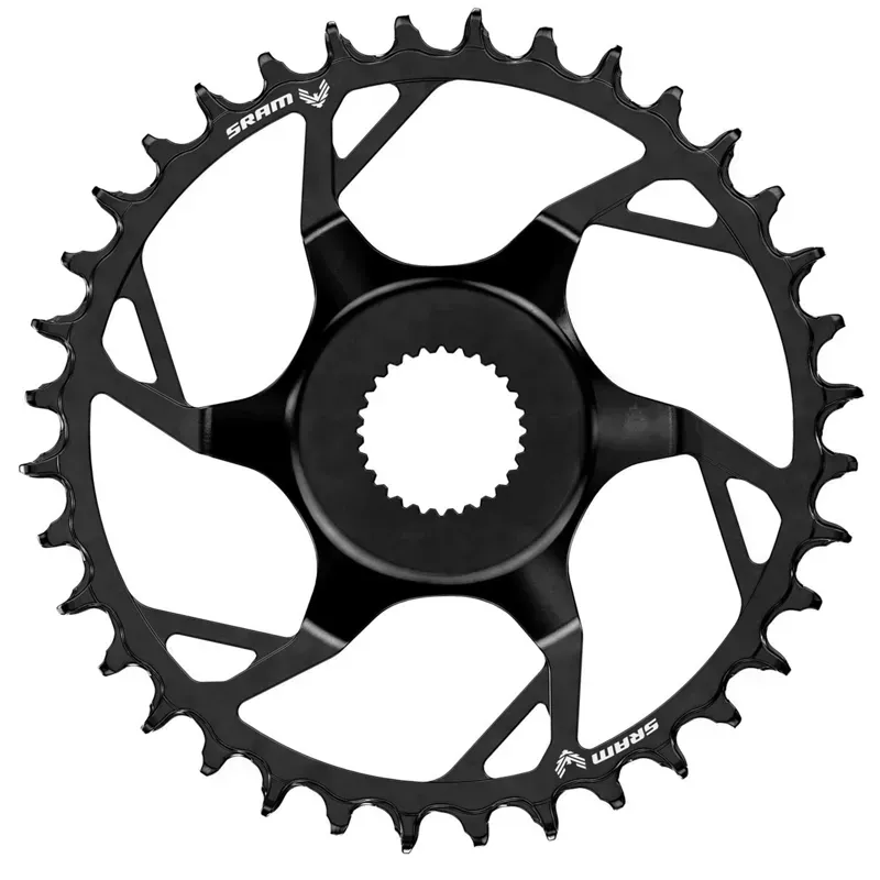 SRAM T-Type Cl55 Bosch DU38 34-tooth Steel DM Chainring in Black