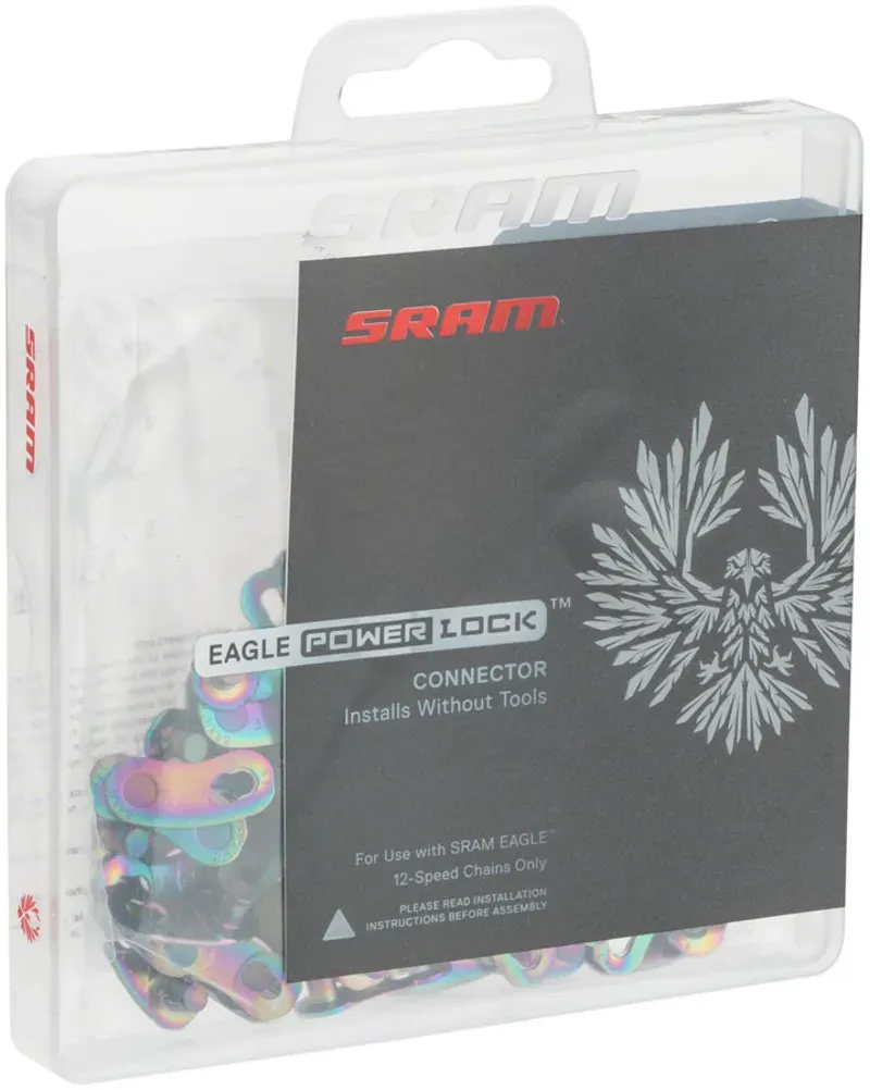 SRAM Eagle PowerLock 12-speed Chain Connector 50-pack in Rainbow-1