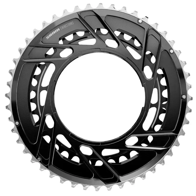 SRAM Force E1 Powermeter Thread Mount Chain Ring Kit in Black/Silver