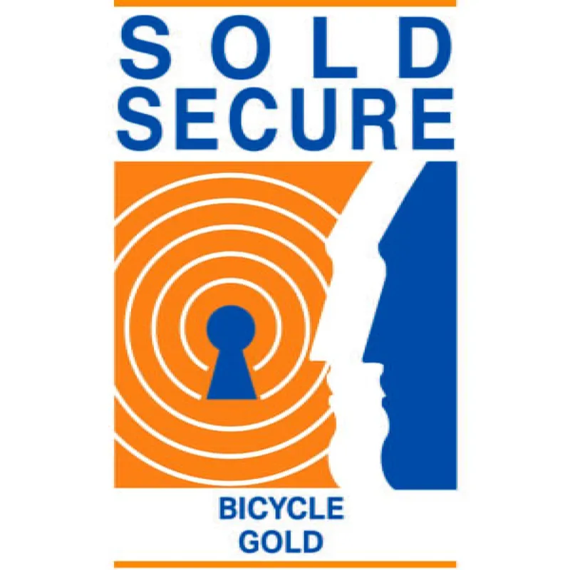 Kryptolok Standard U-Lock with 4 foot Kryptoflex cable Sold Secure Gold-1