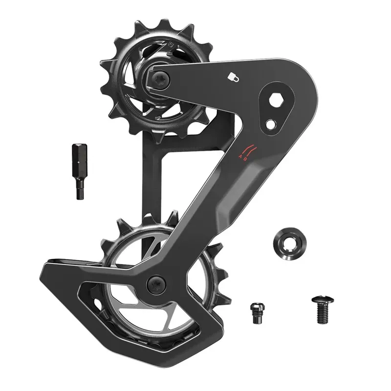 SRAM T-Type Eagle AXS Carbon Rear Derailleur Cage Kit in Black