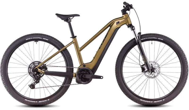 Cube Reaction Hybrid Performance 625 E-MTB in Golden Lime/Black