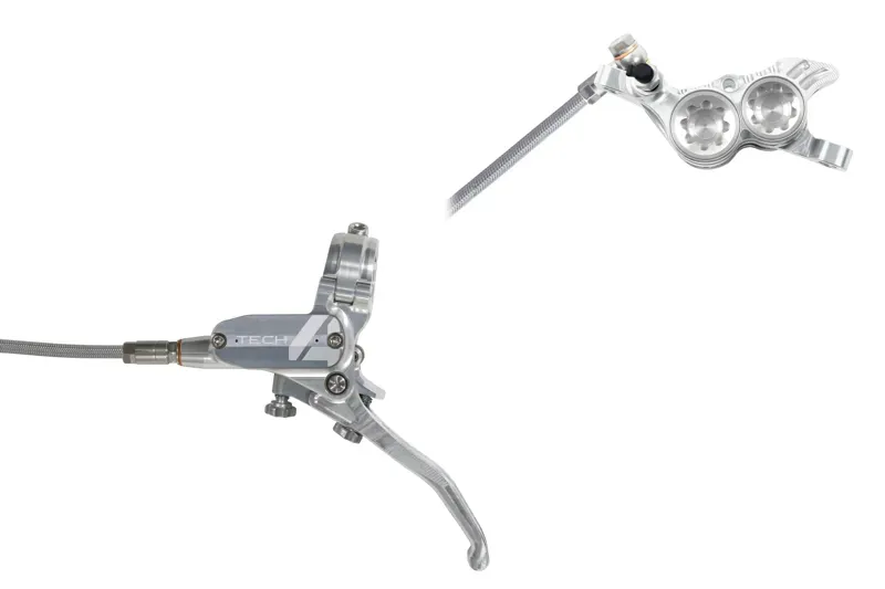 Tech 4 V4 - No Rotor-Silver/Silver - BRAIDED