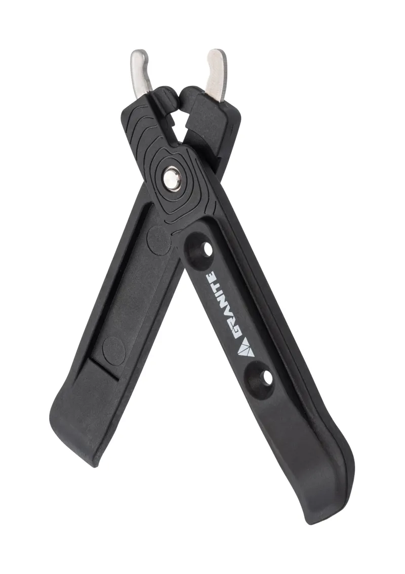 Granite TALON Tyre Lever With Stainless Chain Removing Tips Black