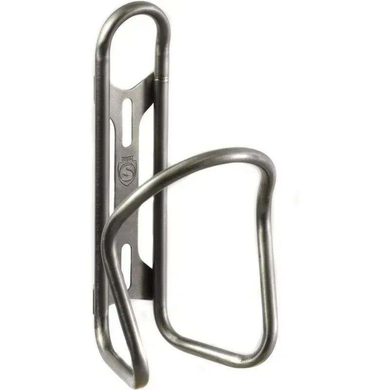 Silca Sicuro Titanium Bottle Cages in Silver