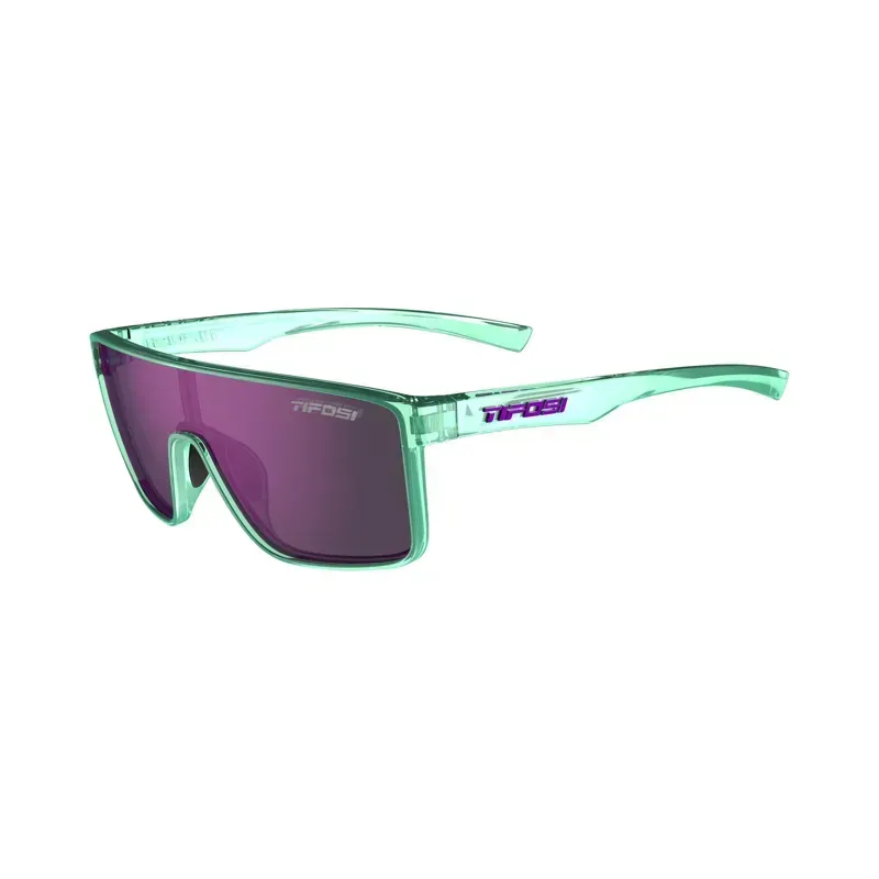 Tifosi Sanctum Single Lens Sunglasses in Aqua Shimmer