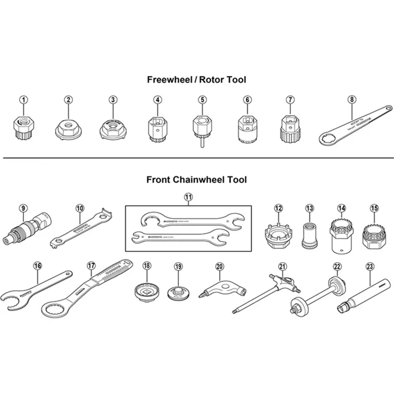 Shimano Workshop Capreo Cassettee L-Ring Remover Tool in Silver-1