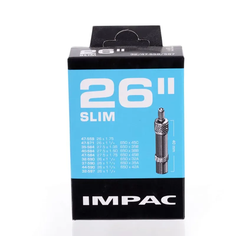 Impac Inner Tube Woods Valve 26x1.3/8-inch in Black