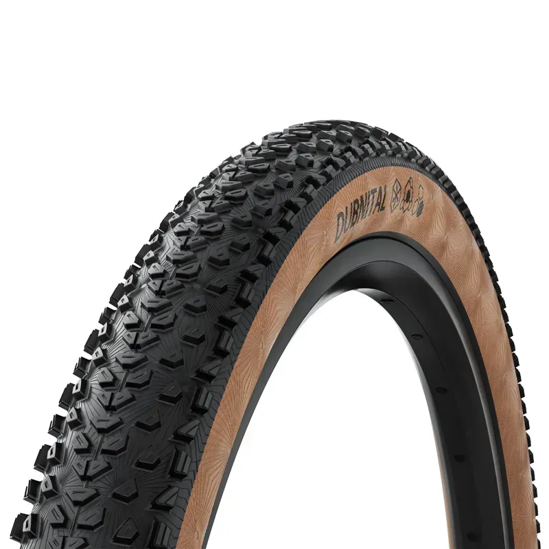 Continental Dubnital Trail 29x2.40 Rapid Foldable Tyre in Black/Transparent