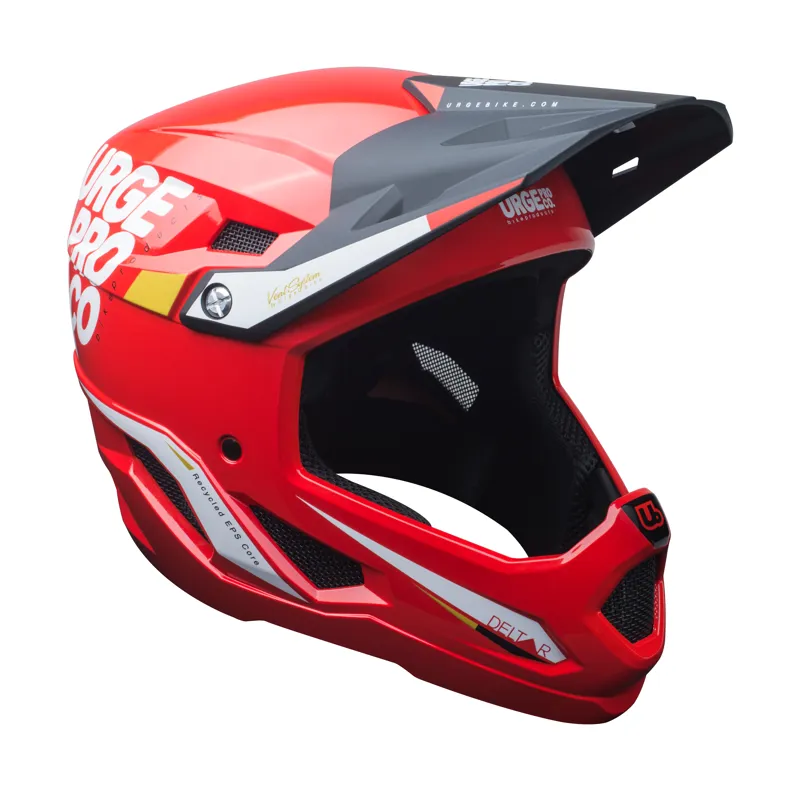 Urge Deltar Youth Full Face MTB Helmet in Red