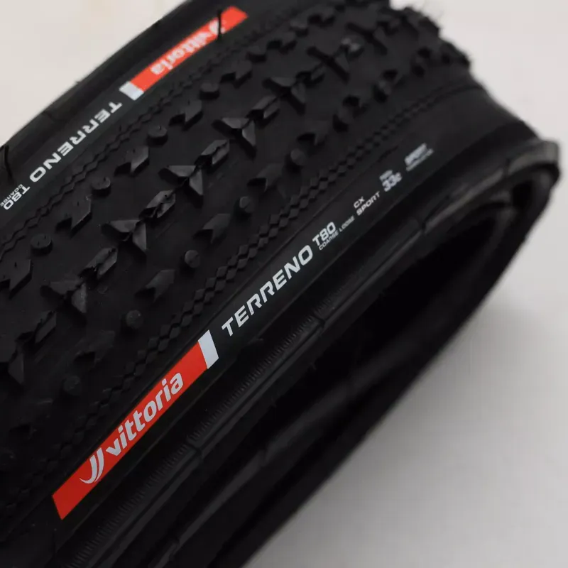 Vittoria Terreno T80 Coarse Loose CX 700x33c Sport Fld. Tyre in Black-4