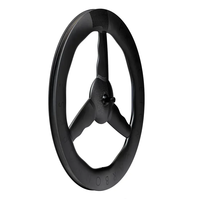 Princeton Carbon Works Mach 7580 TSV2 Front Black 700c front 3-spoke