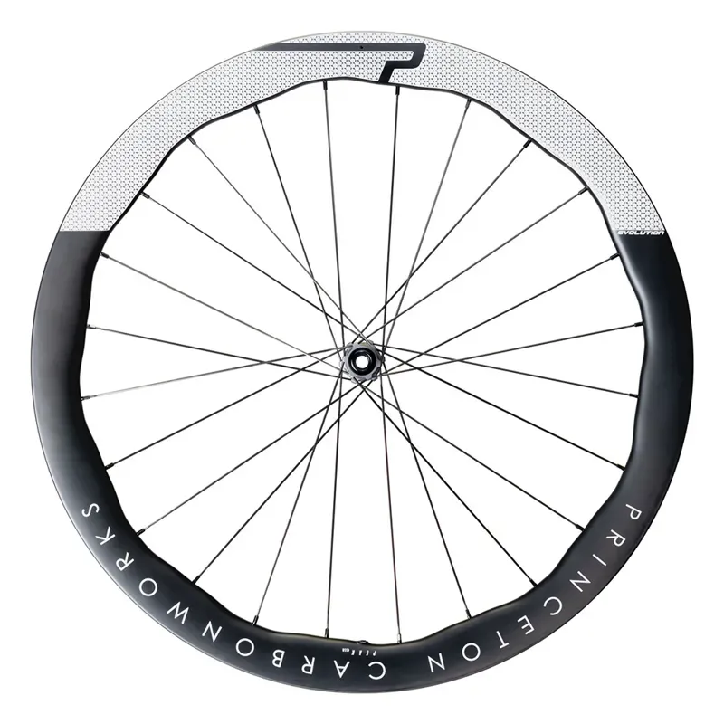 Princeton Carbon Works Peak 4550 Evo - Tactic Hubs - White Graphics Black/White 700c shimano hg
