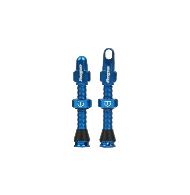 Tubeless Valve Pair - 40mm - Blue