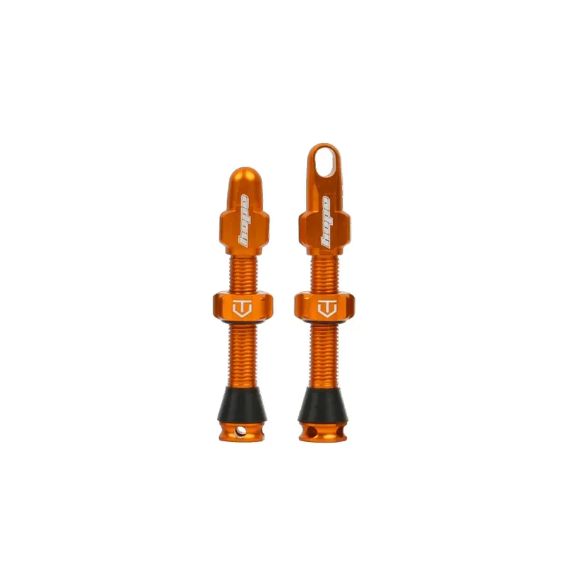 Tubeless Valve Pair - 40mm - Orange