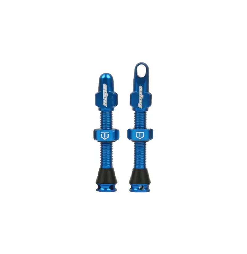 Tubeless Valve Pair - 60mm - Blue