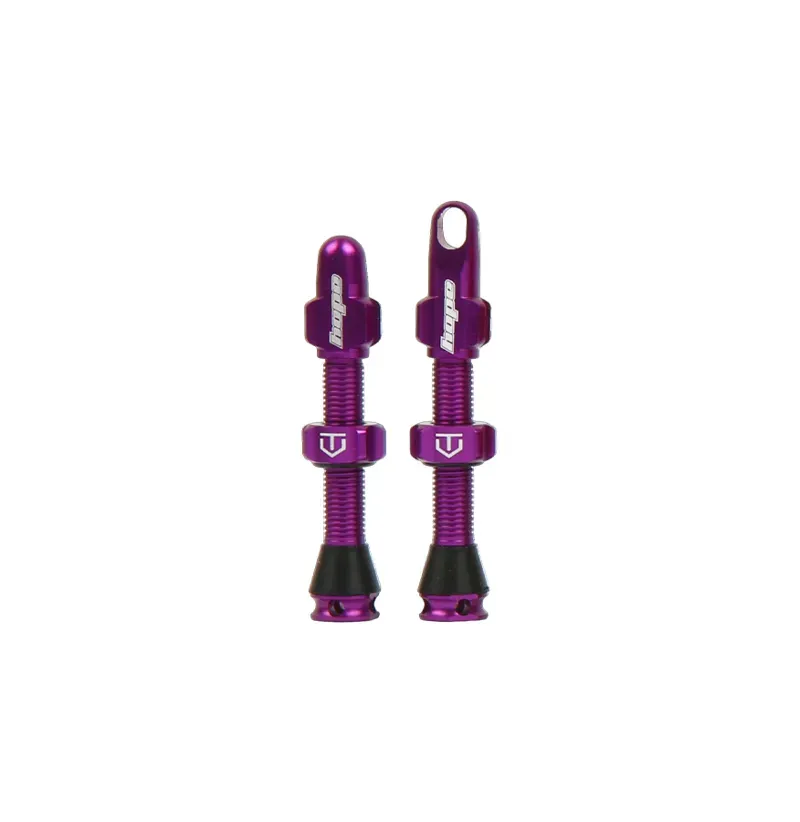 Tubeless Valve Pair - 60mm - Purple