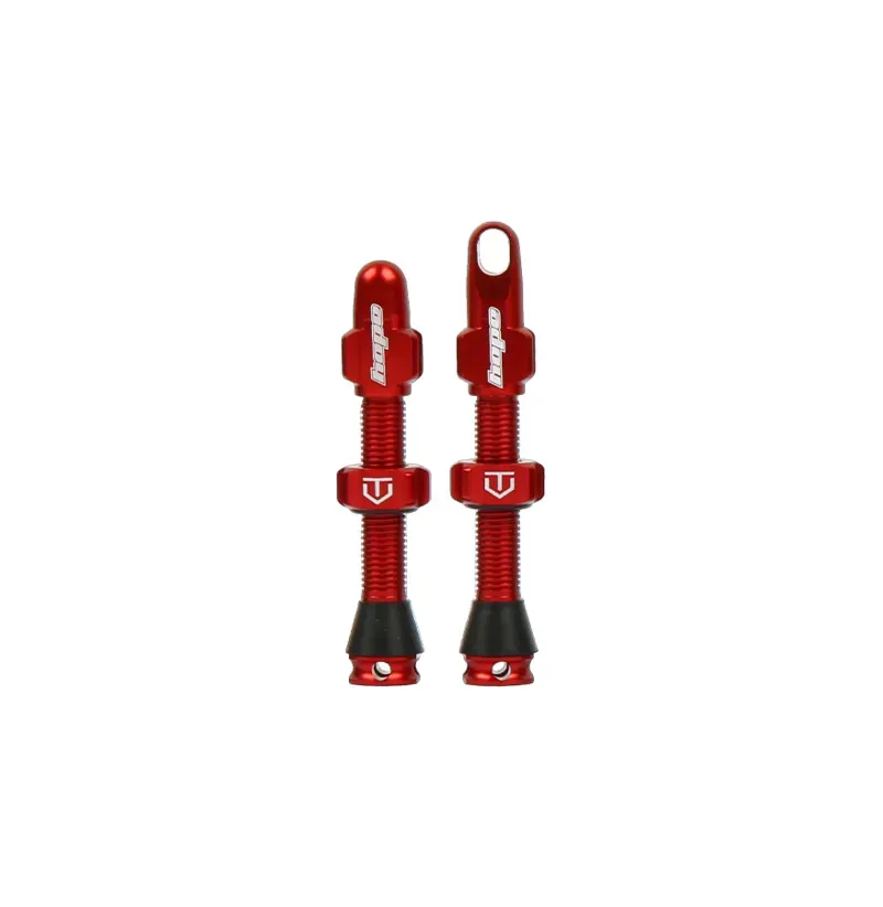Tubeless Valve Pair - 60mm - Red
