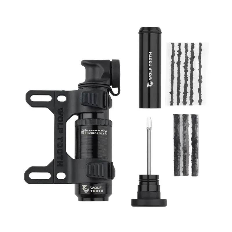 Wolf Tooth EnCase System 30cc Pump w/Tyre Plug Tool in Black