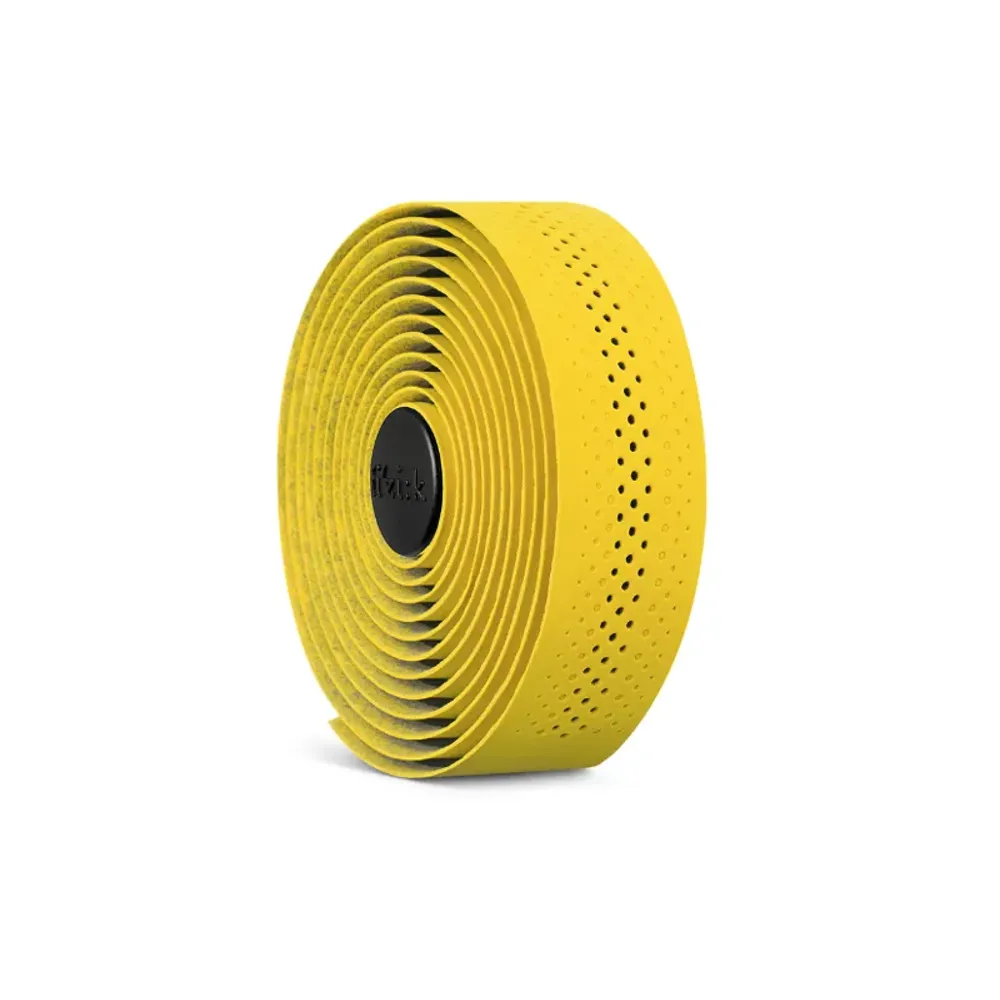 Js Cycles Fiziki Tempo Microtex Bondcush Soft Handlebar Tape in Yellow Fizik | Free delivery over £50 & Cycle Scheme available.